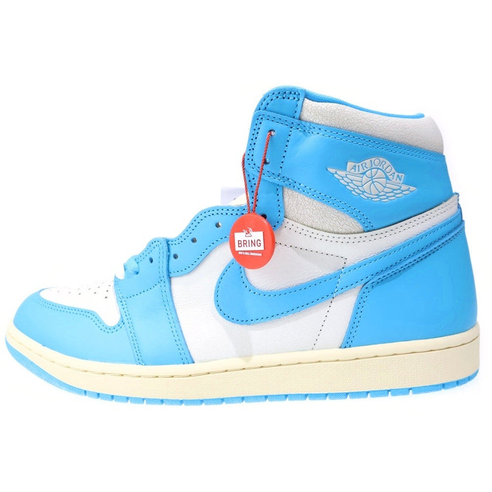 NIKE(ナイキ) AIR JORDAN 1 RETRO HIGH OG UNC REIMAGINED エアジョーダン 1 レトロ リイマジンド ハイカットスニーカー ホワイト/ライトブルー US13/31cm DZ5485-402