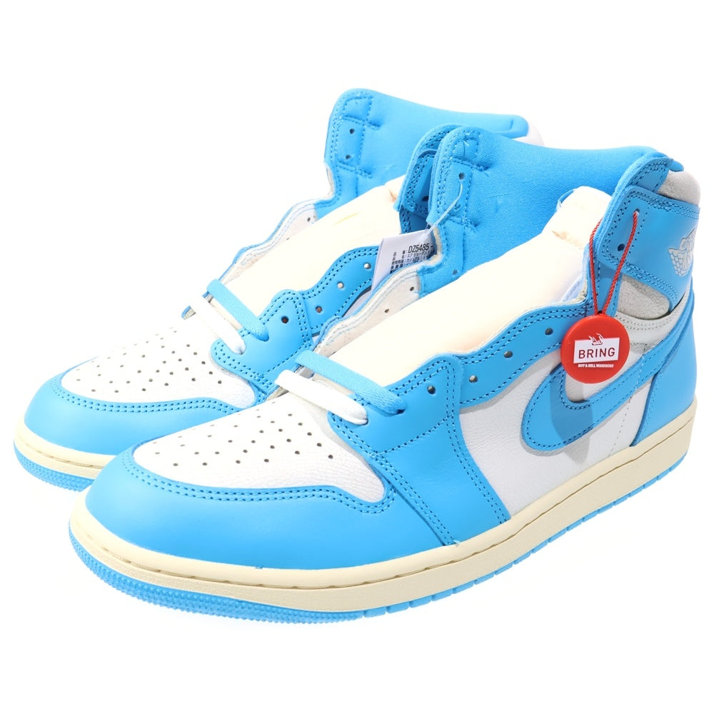 NIKE(ナイキ) AIR JORDAN 1 RETRO HIGH OG UNC REIMAGINED エアジョーダン 1 レトロ リイマジンド ハイカットスニーカー ホワイト/ライトブルー US13/31cm DZ5485-402