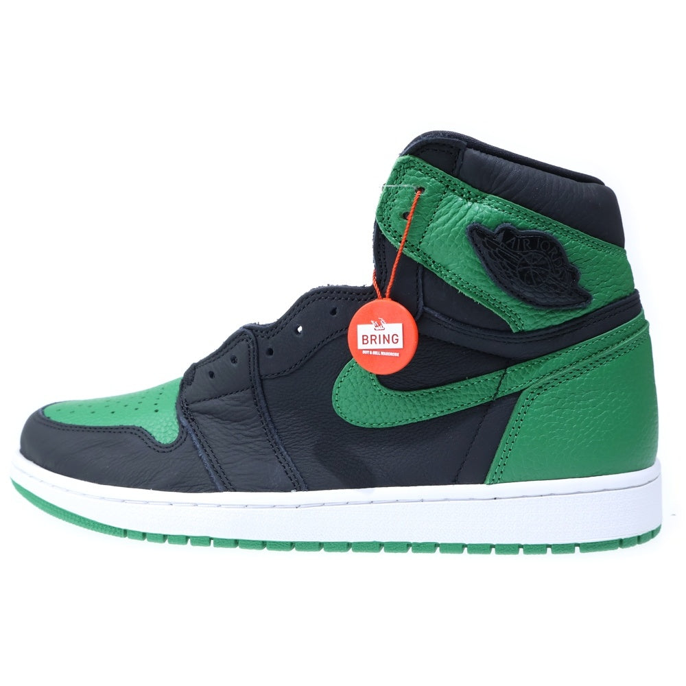NIKE(ナイキ) AIR JORDAN 1 RETRO HIGH OG PINE GREEN エアジョーダン1 レトロ パイングリーン ハイカットスニーカー ブラック/グリーン US13/31cm 555088-030