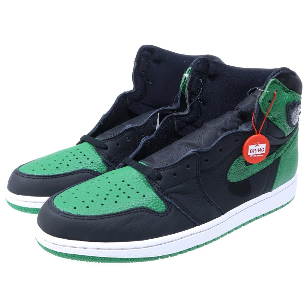 NIKE(ナイキ) AIR JORDAN 1 RETRO HIGH OG PINE GREEN エアジョーダン1 レトロ パイングリーン ハイカットスニーカー ブラック/グリーン US13/31cm 555088-030