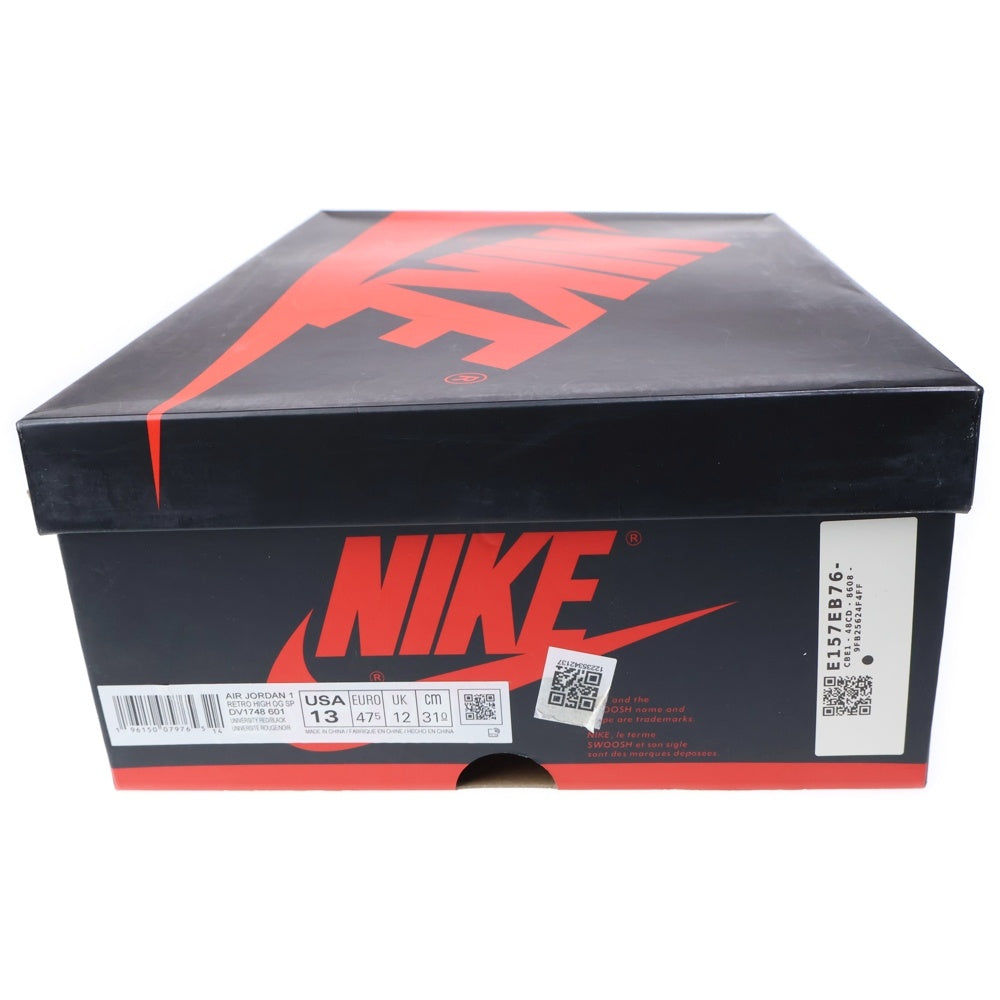 NIKE(ナイキ) AIR JORDAN 1 HIGH OG SP エアジョーダン1 ネクストチャプター ハイカットスニーカー ホワイト/レッド US13/31cm DV1748-601