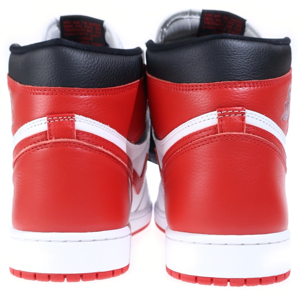 NIKE(ナイキ) AIR JORDAN 1 RETRO HIGH OG HERITAGE エアジョーダン1 レトロ ヘリテージ ハイカットスニーカー ホワイト/レッド US10/28.0cm 555088-161