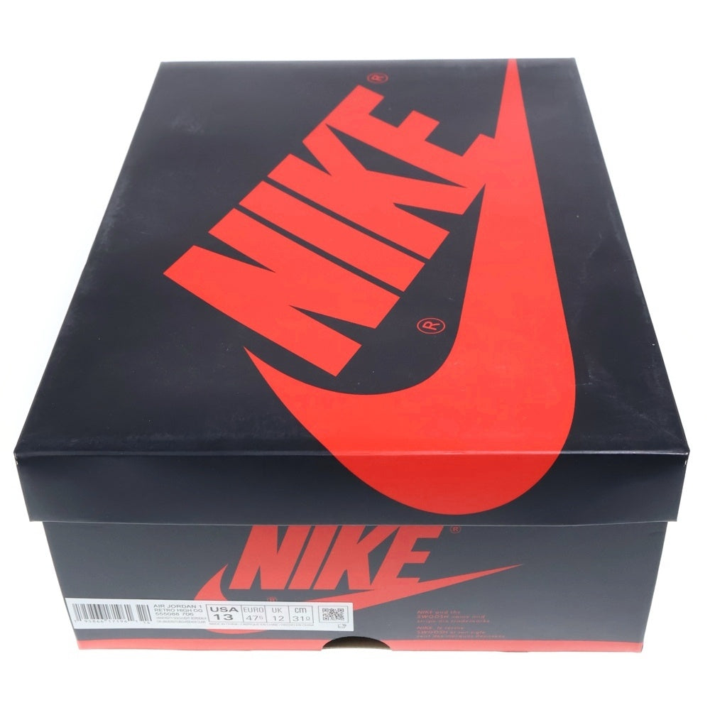 NIKE(ナイキ) AIR JORDAN 1 RETOR HIGH OG BROTERHOOD エアジョーダン1 レトロ ブラザーフッド ハイカットスニーカー イエロー/パープル US13/31cm 555088-706