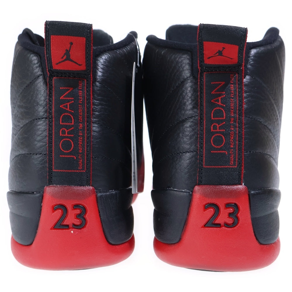 NIKE(ナイキ) 【観賞用2016年製】 AIR JORDAN 12 RETRO FLU GAME エアジョーダン12 レトロ フルゲーム ハイカットスニーカー ブラック/レッド US13/31cm 130690-002