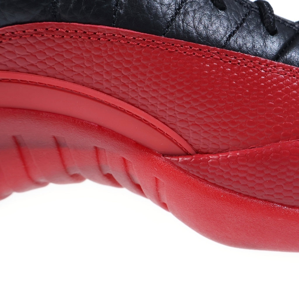 NIKE(ナイキ) 【観賞用2016年製】 AIR JORDAN 12 RETRO FLU GAME エアジョーダン12 レトロ フルゲーム ハイカットスニーカー ブラック/レッド US13/31cm 130690-002