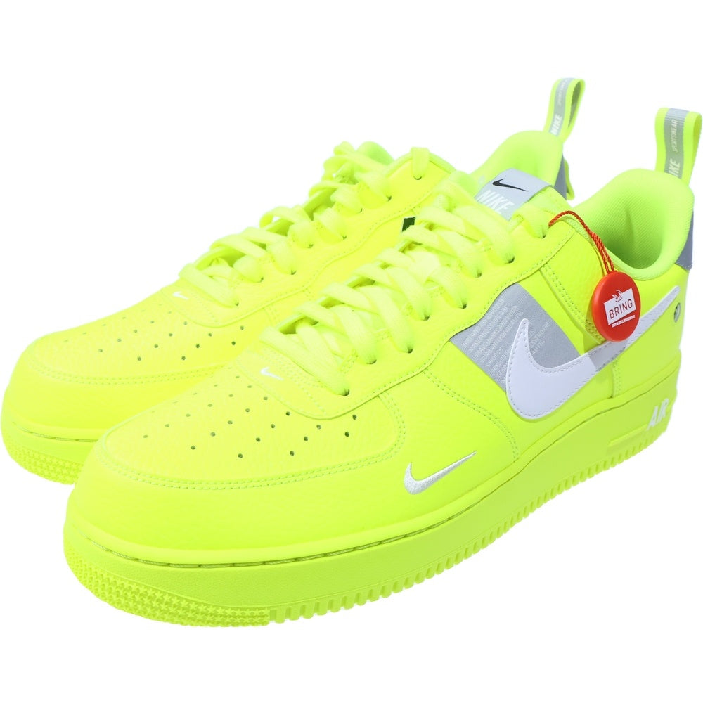 NIKE(ナイキ) AIR FORCE 1 07 LV8 UTILITY エアフォース1 ユーティリティ ローカットスニーカー ネオンイエロー US12/30cm AJ7747-700