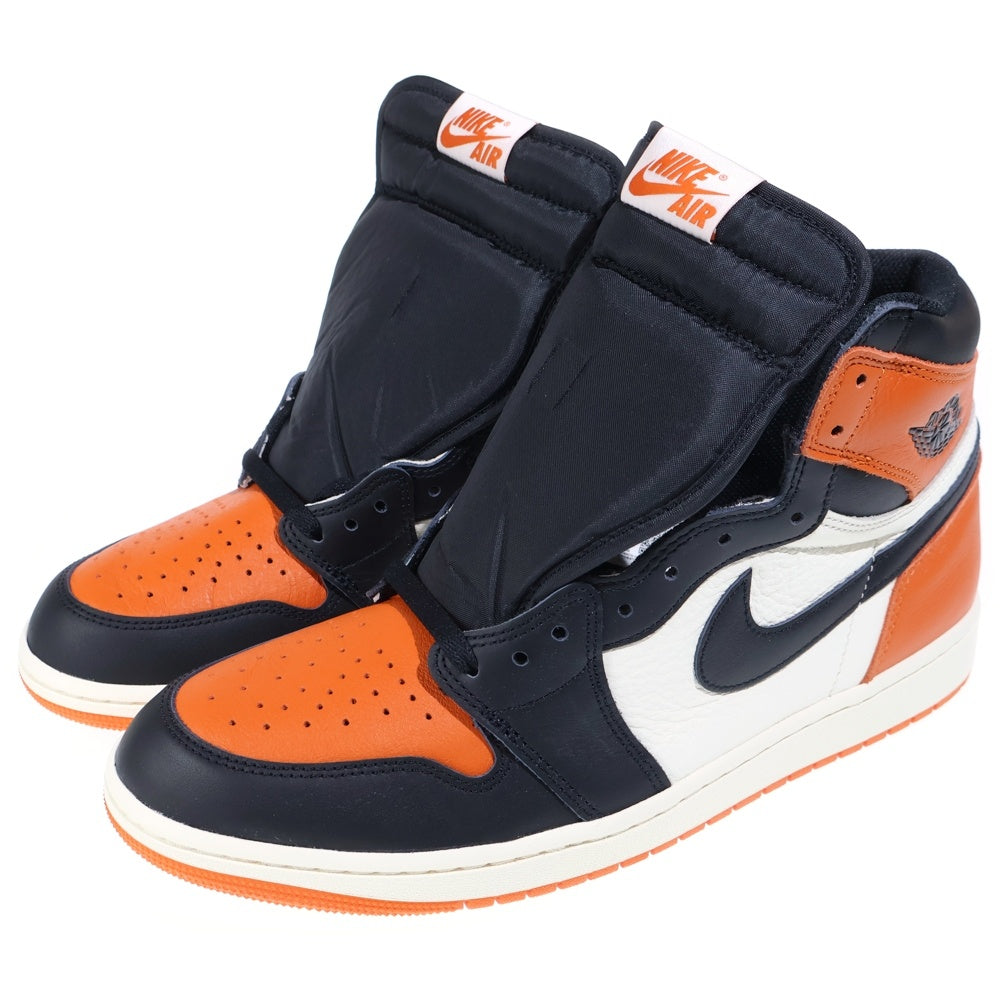 NIKE(ナイキ) AIR JORDAN 1 RETRO HIGH OG SHATTERED BACKBOARD エアジョーダン1 レトロ シャッタードバックボード ハイカットスニーカー US9/27cm DZ5485-008