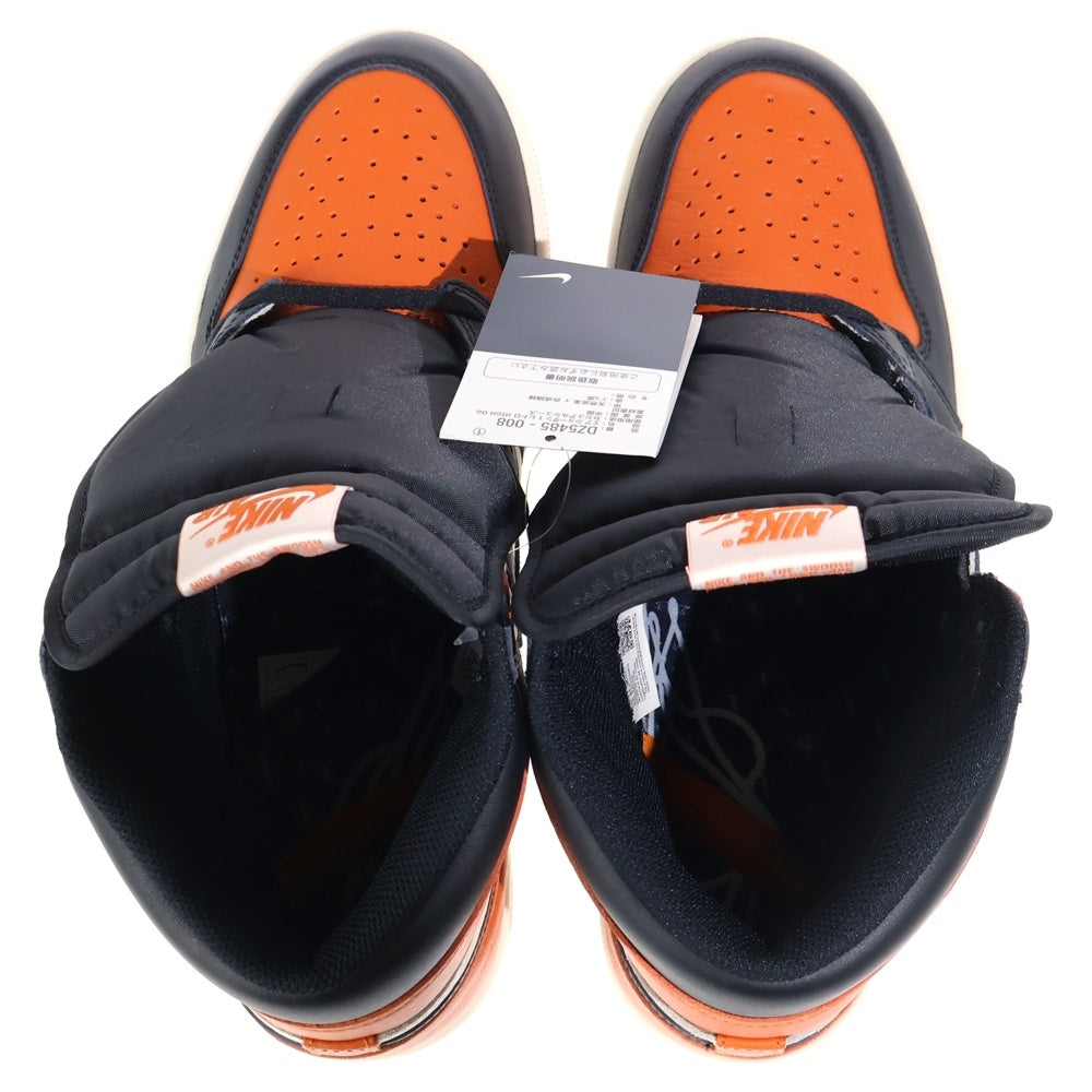 NIKE(ナイキ) AIR JORDAN 1 RETRO HIGH OG SHATTERED BACKBOARD エアジョーダン1 レトロ シャッタードバックボード ハイカットスニーカー US9/27cm DZ5485-008