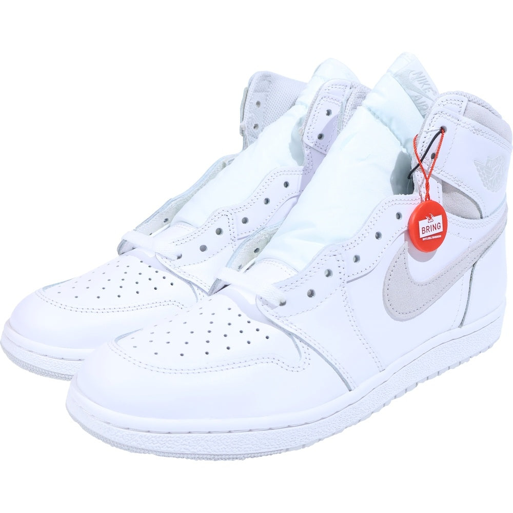 NIKE(ナイキ) AIR JORDAN 1 HIGH 85 NEUTRAL GREY エアジョーダン1 85 ニュートラルグレー ハイカットスニーカー ホワイト US12/30cm BQ4422-100