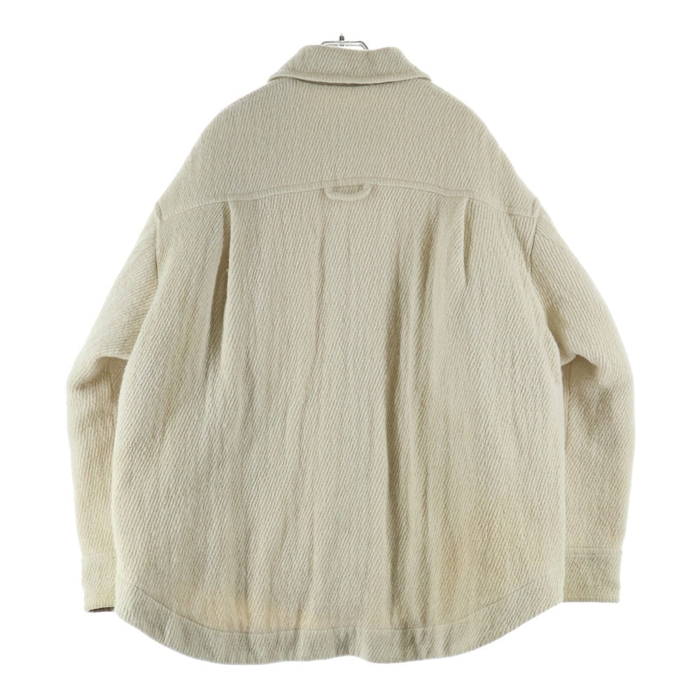 Acne Studios(アクネ ストゥディオズ) キルティングライニング ウール ボタンジャケット アイボリー FN-WN-OUTW000140