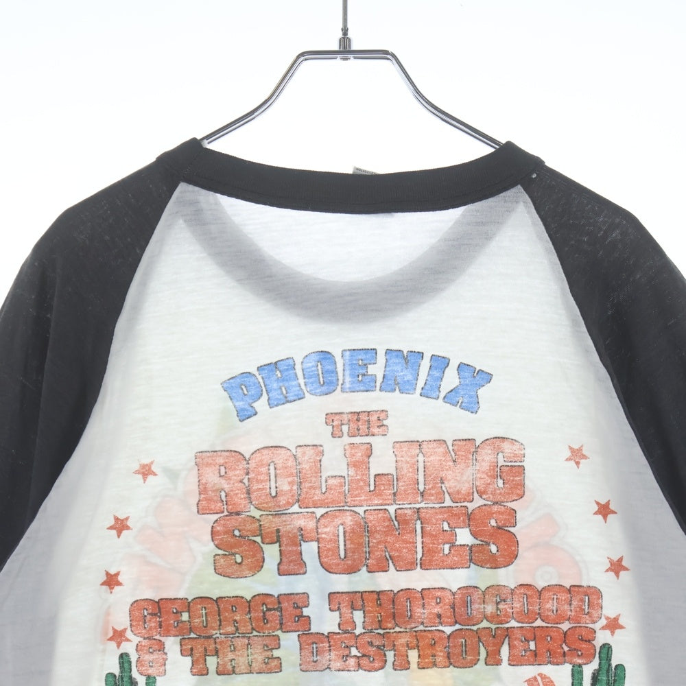 VINTAGE(ヴィンテージ) 80S VINTAGE THE ROLLING STONES AMERICAN TOUR 1981 PHOENIX BASEBALL TEE ヴィンテージ ローリングストーンズ アメリカンツアー ラグランスリーブ