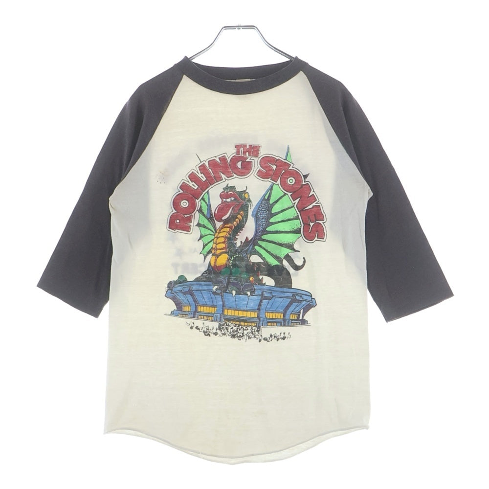 VINTAGE(ヴィンテージ) 80S VINTAGE THE ROLLING STONES AMERICAN TOUR 1981 BASEBALL TEE ヴィンテージ ローリングストーンズ アメリカンツアー ラグランスリーブ ベースボールシャツ
