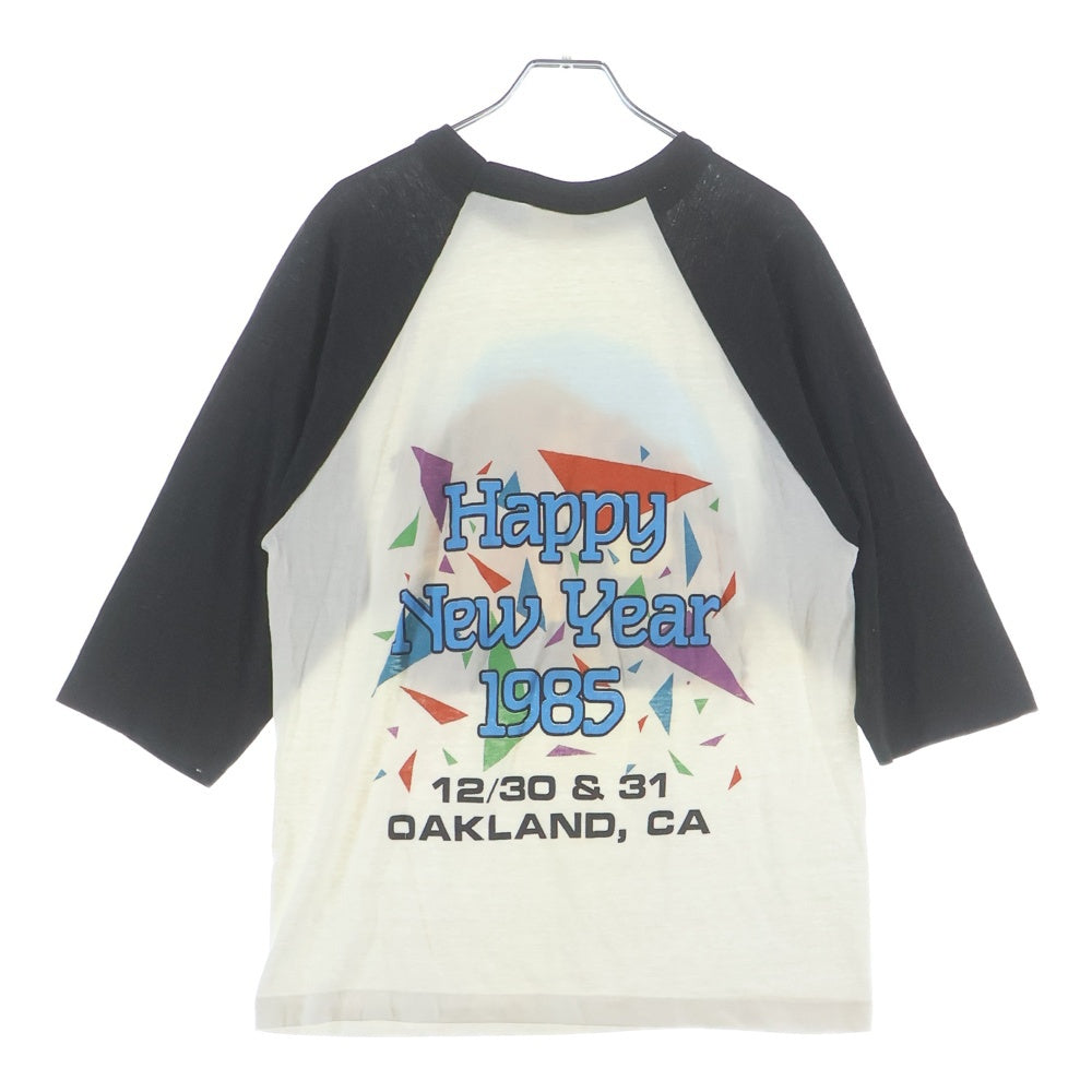 VINTAGE(ヴィンテージ) 80S VINTAGE HUEY LEWIS & THE NEWS 1985 BASEBALL TEE ヴィンテージ ヒューイ・ルイス ザ・ニュース 両面プリント ラグランスリーブ ベースボールシャツ