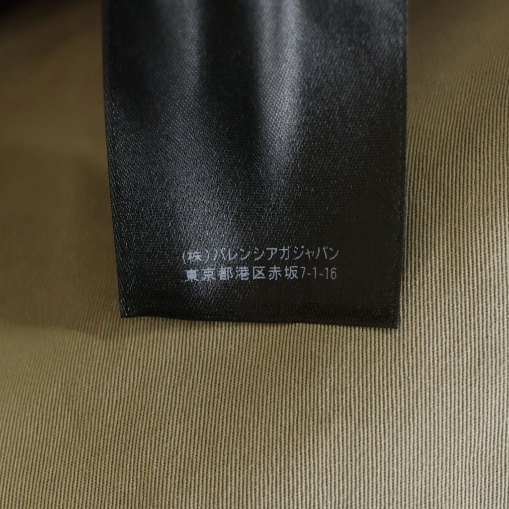 BALENCIAGA(バレンシアガ) 21AW OVERSIZED TRENCH COAT オーバーサイズ 裏地チェック ロングトレンチコート ベージュ 675422 TKP04