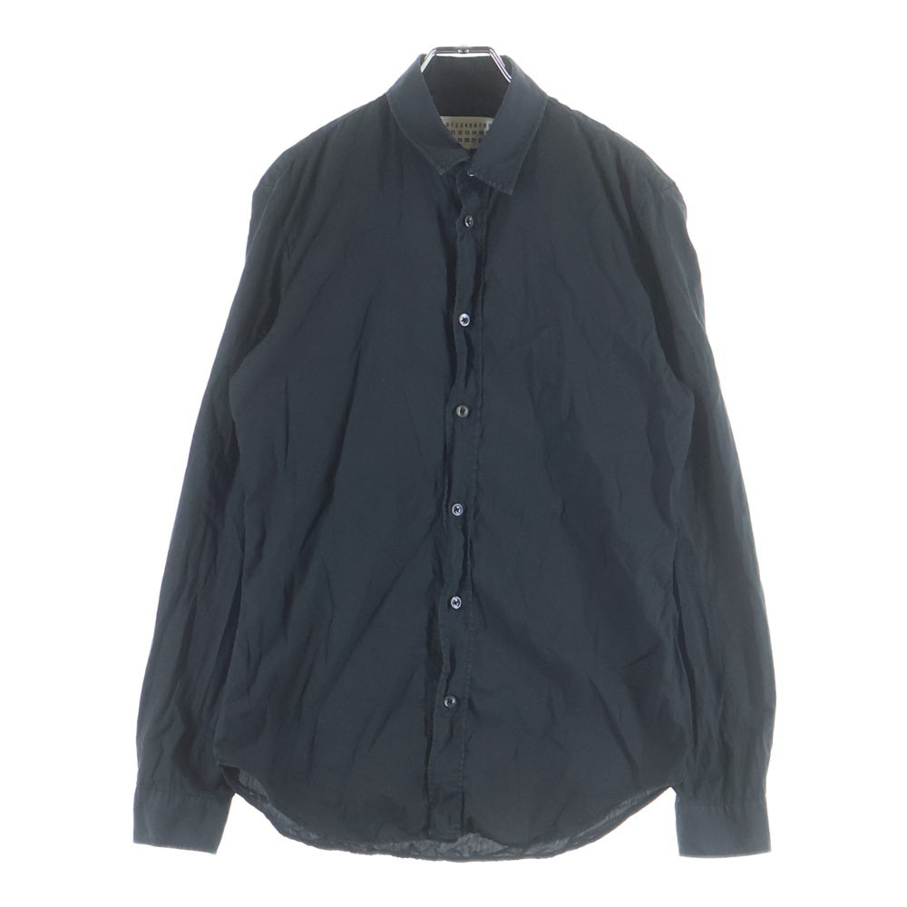 Maison Margiela(メゾンマルジェラ) 16AW 4ステッチ ボタンアップ コットン ロングスリーブシャツ ブラック F3-431