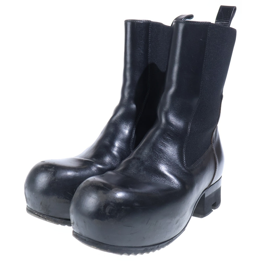 Rick Owens(リックオウエンス) 21SS BEATLE BALLAST BOOTS ビートル バラスト サイドゴア レザー ブーツ ブラック RP21S3830LGE