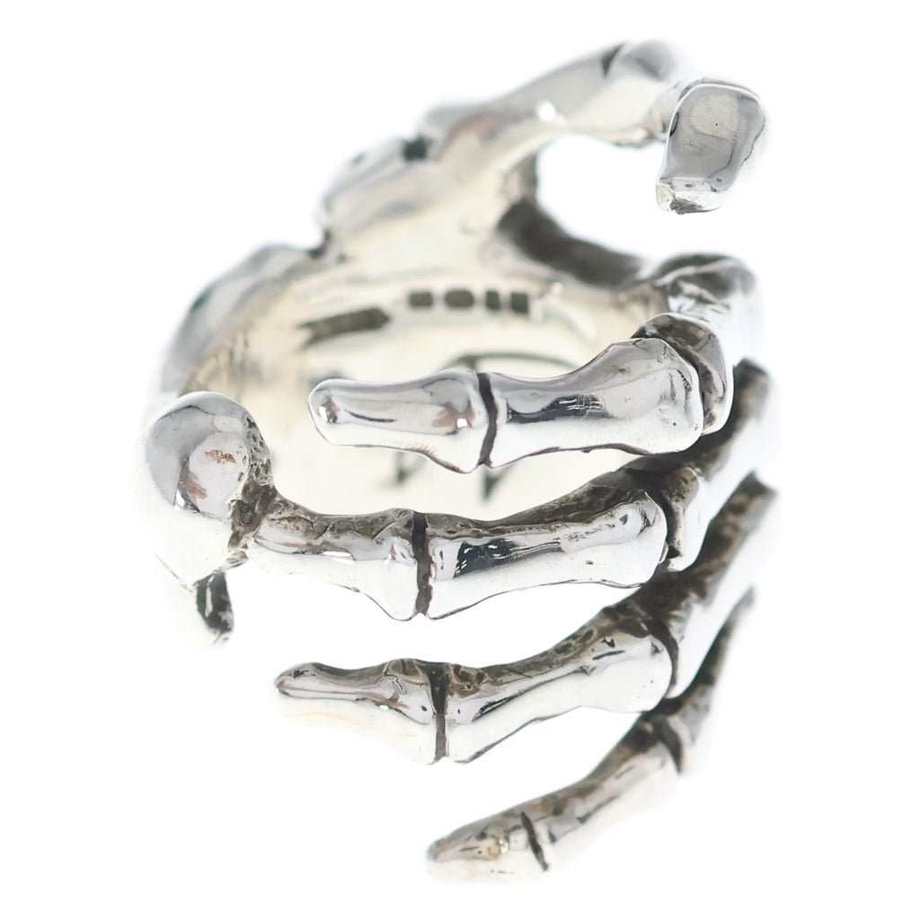 CRAZY PIG(クレイジーピッグ) BONE HAND RING ボーンハンド リング シルバー 12