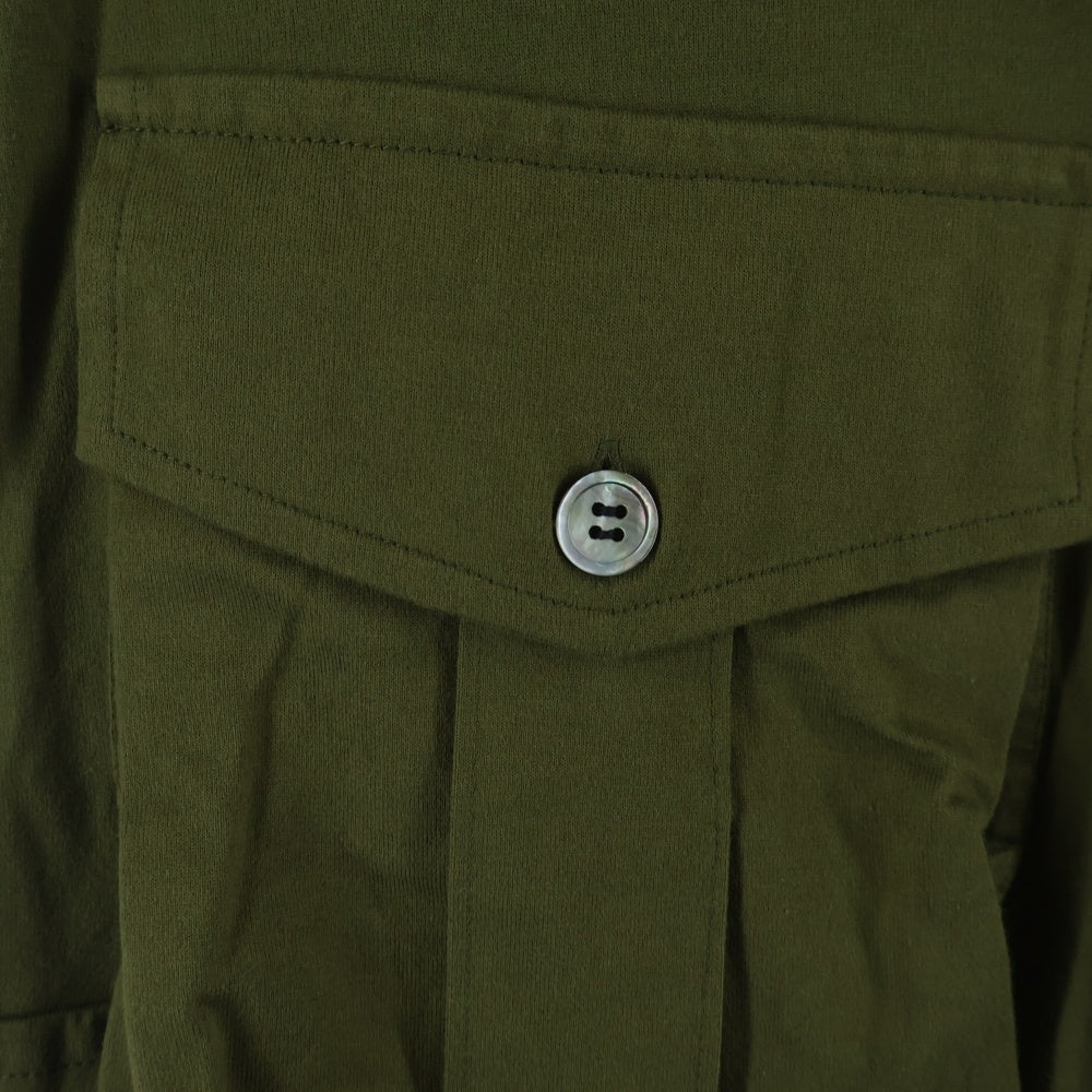 COMME des GARCONS HOMME PLUS(コムデギャルソンオムプリュス) 25AW AD2025 立体マルチポケット コットン タンクトップ カットソー グリーン PP-T006