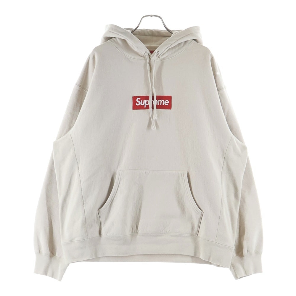 SUPREME(シュプリーム) 24AW Box Logo Hooded Sweatshirt ボックスロゴ プルオーバースウェット パーカー アイボリー