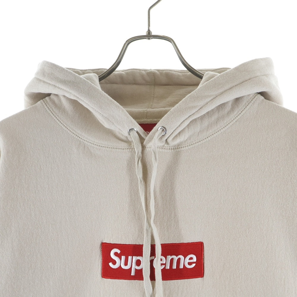 SUPREME(シュプリーム) 24AW Box Logo Hooded Sweatshirt ボックスロゴ プルオーバースウェット パーカー アイボリー