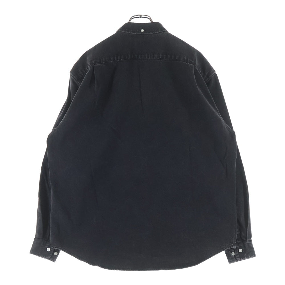 SUPREME(シュプリーム) 25SS Small Box Denim Shirt スモール ボックス デニム レギュラーカラー シャツ 長袖シャツ ブラック