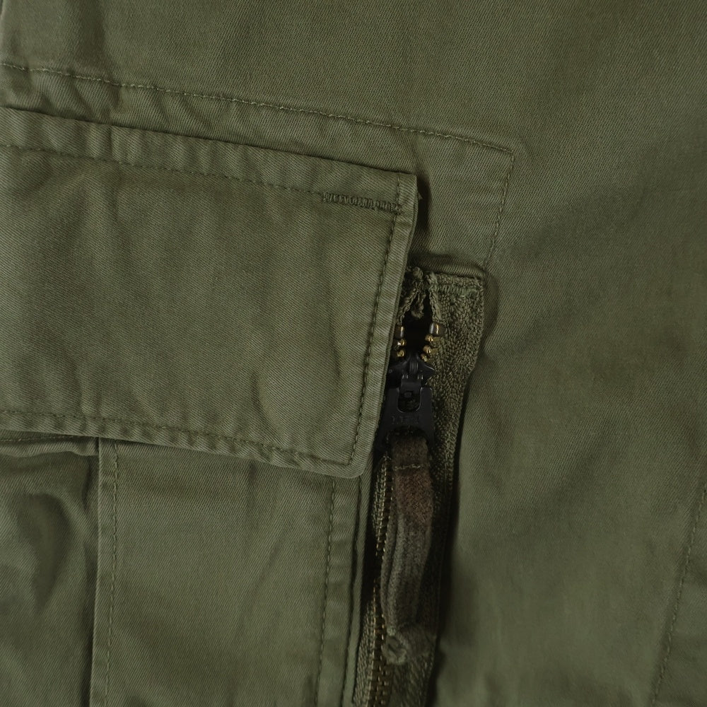 RRL(ダブルアールエル) コットン ミリタリー スリムフィット カーゴパンツ レディース カーキ