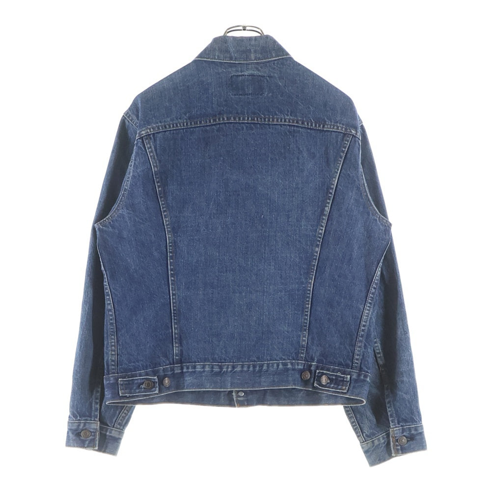Levi's(リーバイス) 70S VINTAGE 70505-0217 4th フォース USA製 スモールe ボタン裏刻印522 不均等V デニムトラッカージャケット インディゴ