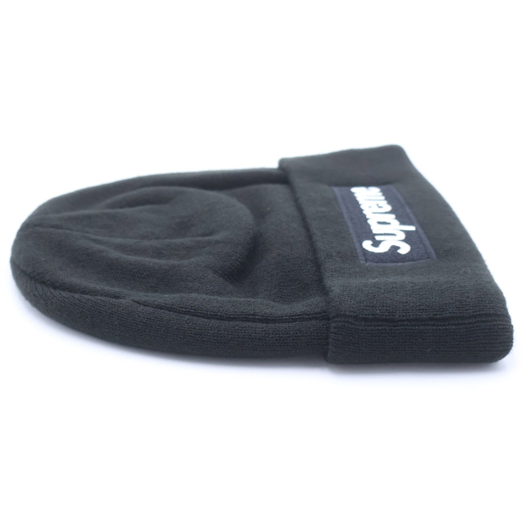 SUPREME(シュプリーム) 21AW ×NEW ERA Box Logo Beanie ニューエラ ボックスロゴ アクリルニットビーニー 帽子 ブラック