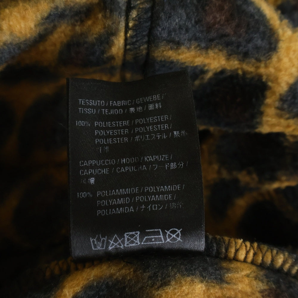 BALENCIAGA(バレンシアガ) 18AW レオパード柄オーバーサイズフリースブルゾン ジャケット ブラウン 528353 TBV08