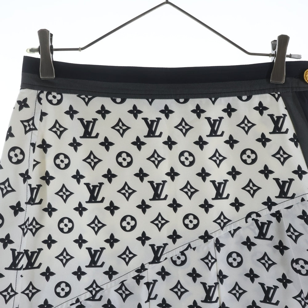 LOUIS VUITTON(ルイヴィトン) 23AW モノグラムシルクプリーツ ミディアムスカート レディース ホワイト RW232W ADD FPSX35