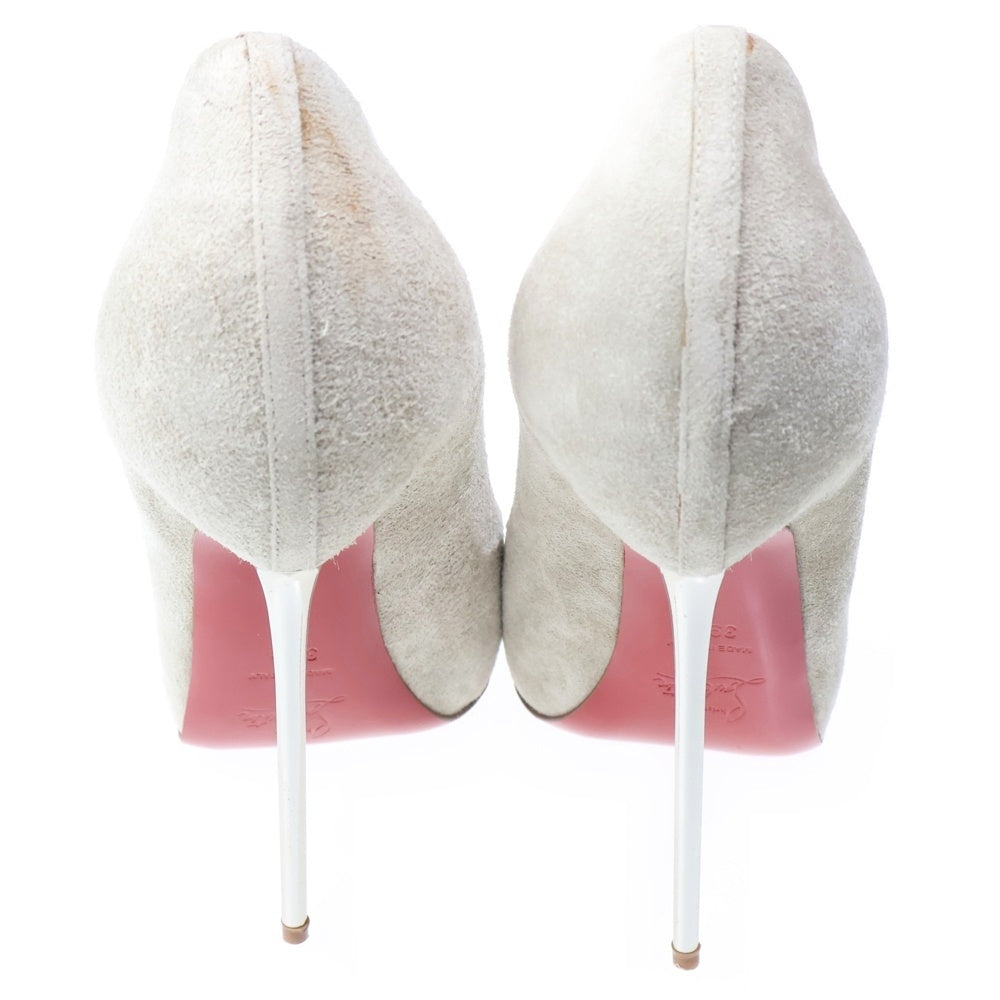 CHRISTIAN LOUBOUTIN(クリスチャンルブタン) スエードレザー ハイヒール パンプス レディース グレー
