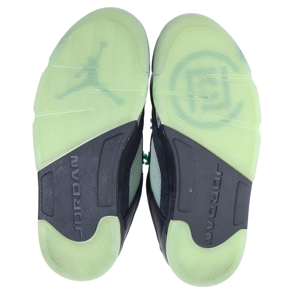 NIKE(ナイキ) ×CLOT AIR JORDAN5 RETRO LOW SP JADE クロット エアジョーダン5 ローカットスニーカー ブラック/レッド US6/24cm DM4640-036