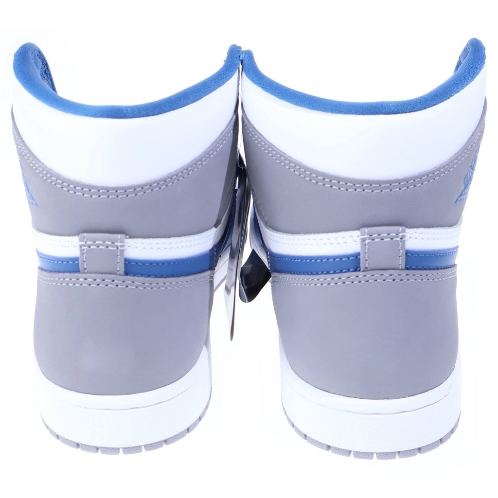 NIKE(ナイキ) AIR JORDAN 1 HIGH OG TRUE BLUE エアジョーダン1 トゥルーブルー ハイカットスニーカー ブルー/グレー US9/27cm DZ5485-410