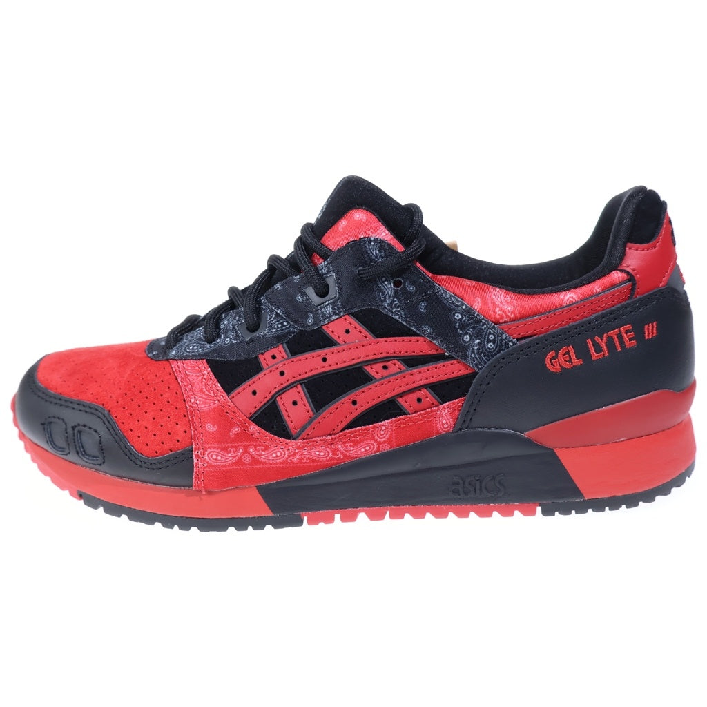 ASICS(アシックス) ×RED SPIDER GEL-LYTE III OG レッドスパイダー ゲルライト3 ローカットスニーカー US9/27cm レッド/ブラック 1201A854?001