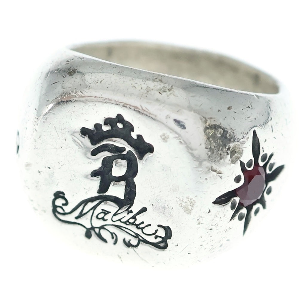 Bill Wall Leather/BWL(ビルウォールレザー) PIRATE RING パイレーツ ルビー リング シルバー