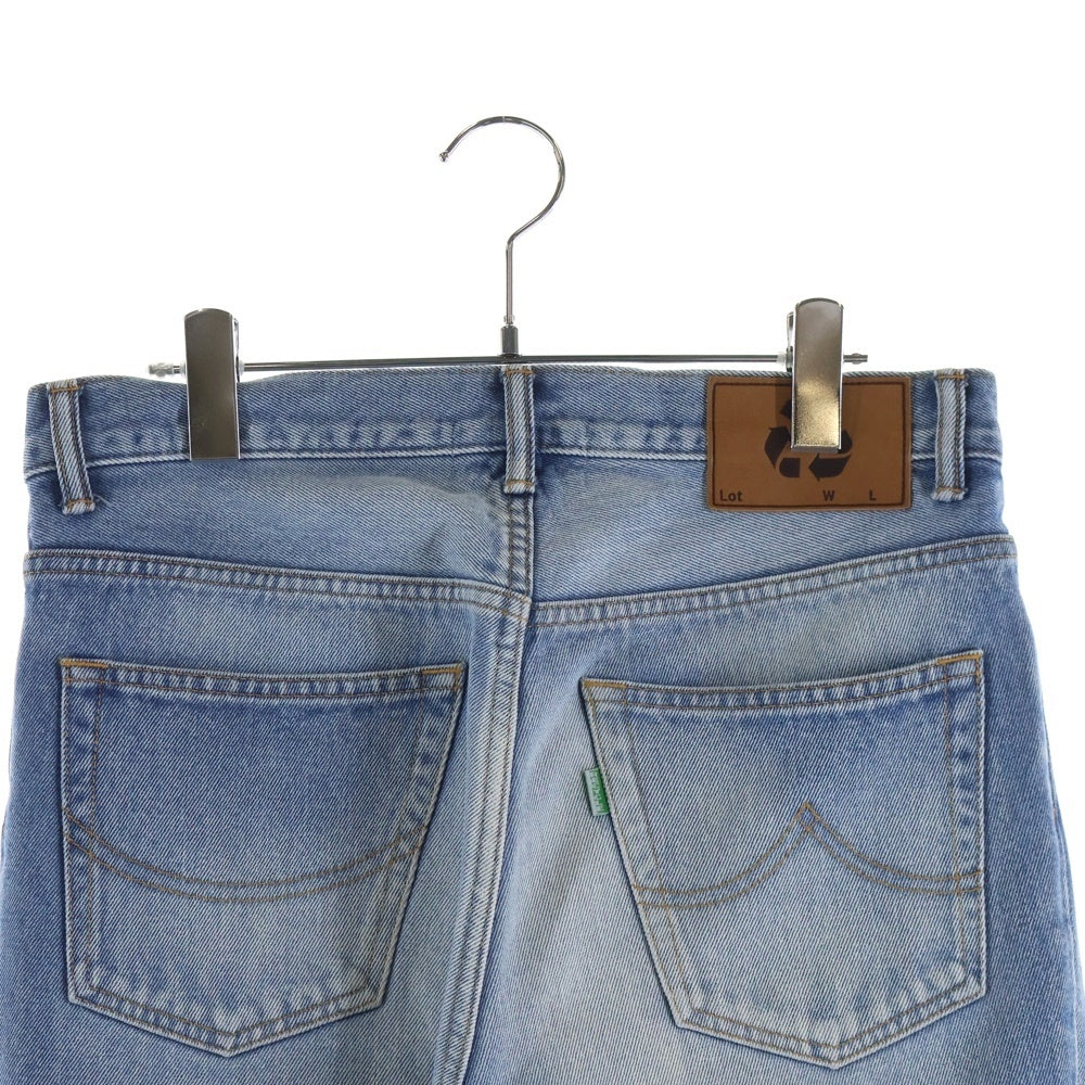 doublet(ダブレット) 22SS RECYCLE DENIM FLARE PANTS リサイクル デニム フレアパンツ インディゴ 22SS70PT181