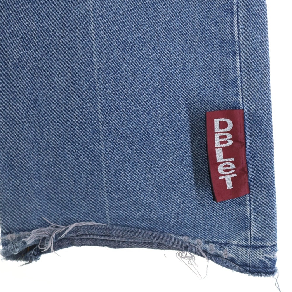 doublet(ダブレット) 22SS RECYCLE DENIM FLARE PANTS リサイクル デニム フレアパンツ インディゴ 22SS70PT181
