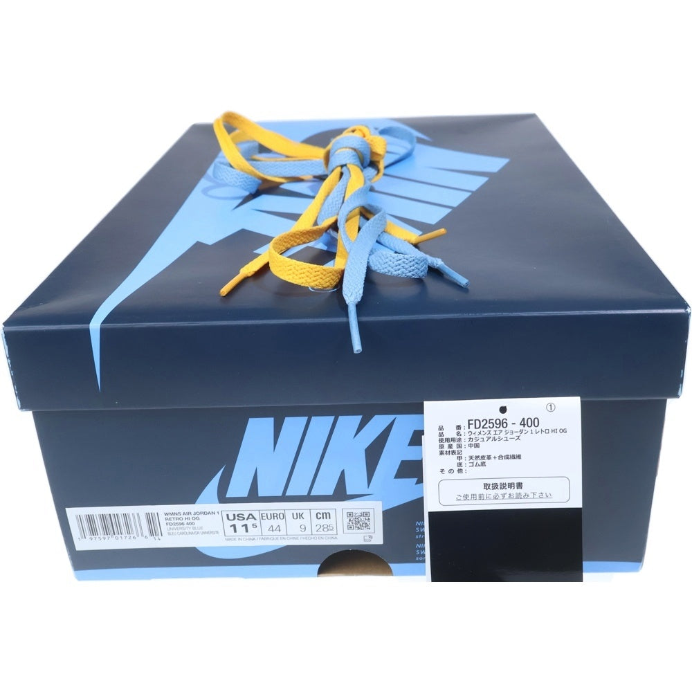 NIKE(ナイキ) WMNS AIR JORDAN 1 RETRO HIGH OG FIRST IN FLIGHT ウィメンズ エアジョーダン1ファーストインフライト ハイカットスニーカー US11.5/28.5cm FD2596-400