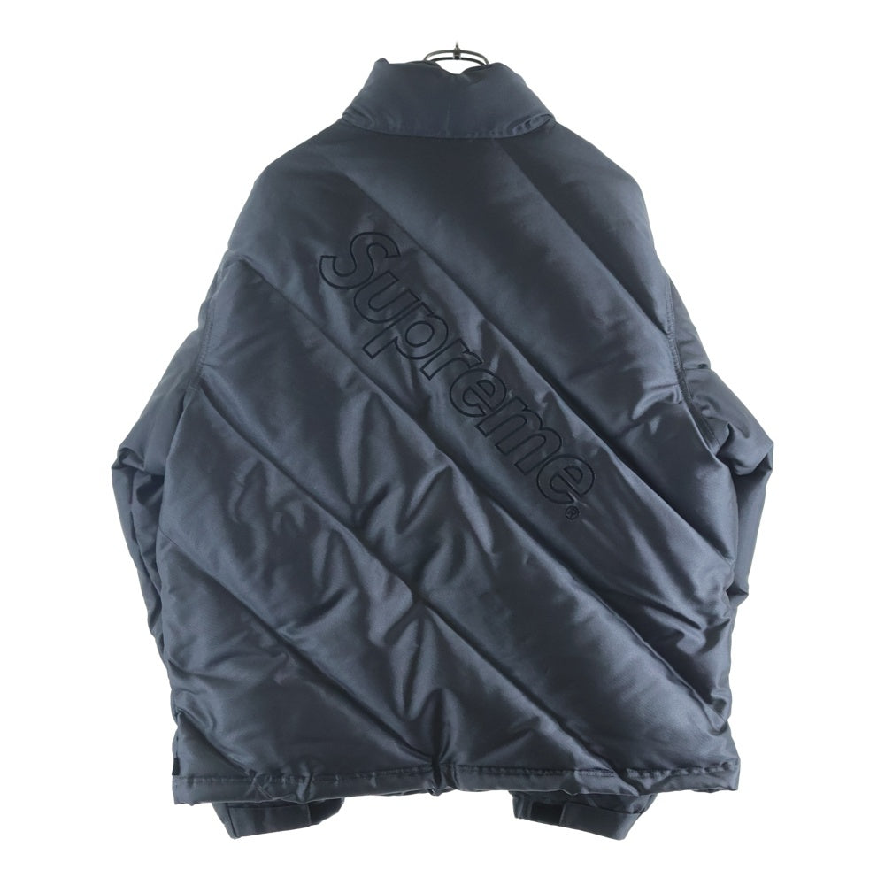 SUPREME(シュプリーム) 19AW Iridescent Puffy Jacket イリディセント パフィー ダウンジャケット グレー