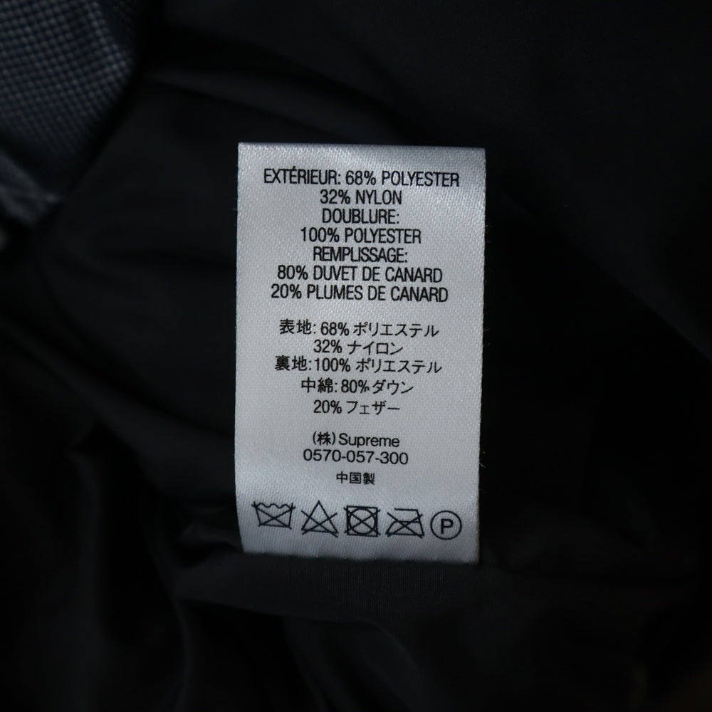 SUPREME(シュプリーム) 19AW Iridescent Puffy Jacket イリディセント パフィー ダウンジャケット グレー