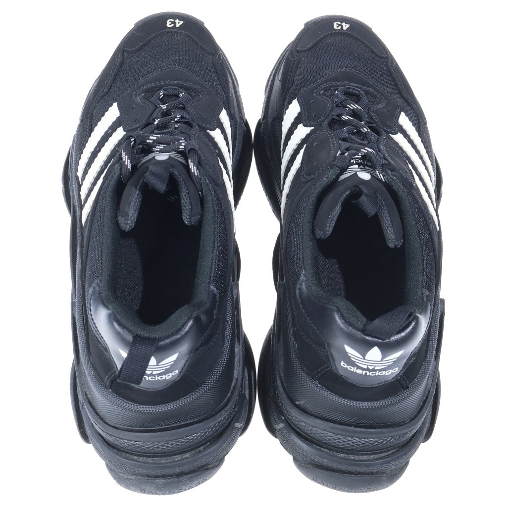 BALENCIAGA(バレンシアガ) ×ADIDAS TRIPLE S アディダス トリプルエス レースアップ ローカットスニーカー ブラック 712821