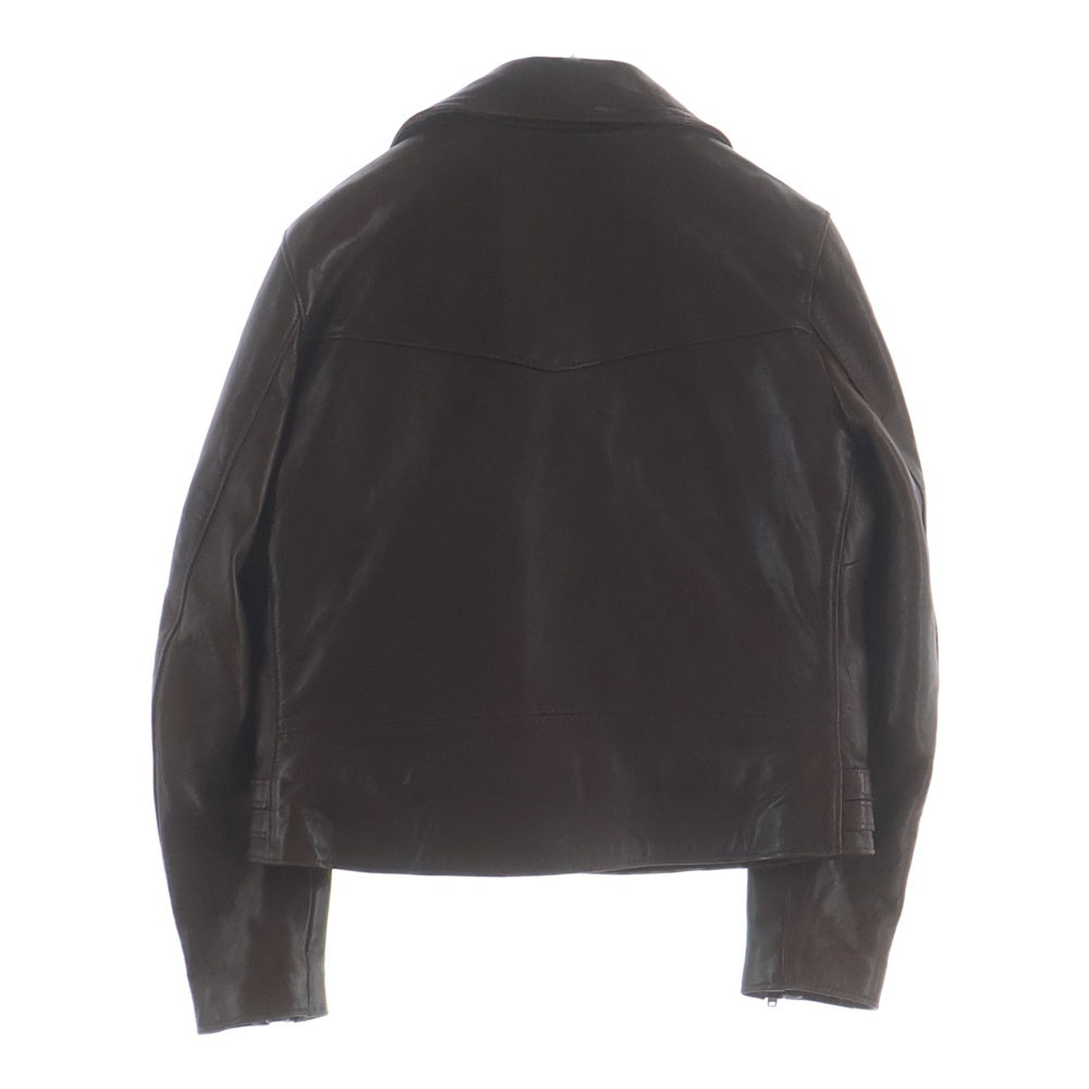 Lewis Leathers(ルイスレザー) 391L LADIES LIGHTNING SHEEP SKIN ライトニング シープスキン ダブルライダースジャケット ブラウン レディース