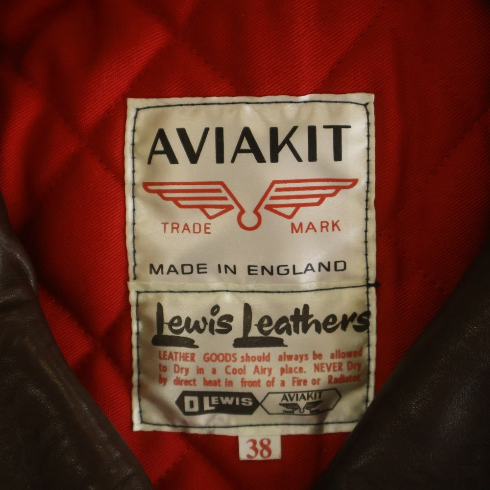 Lewis Leathers(ルイスレザー) 391L LADIES LIGHTNING SHEEP SKIN ライトニング シープスキン ダブルライダースジャケット ブラウン レディース