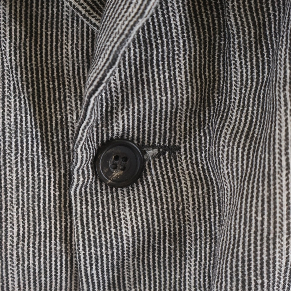 Paul Harnden(ポールハーデン) Mens Blazer ウール ピークドラペル スタンドカラー ノーベント 4B テーラードジャケット ブレザー ブラック