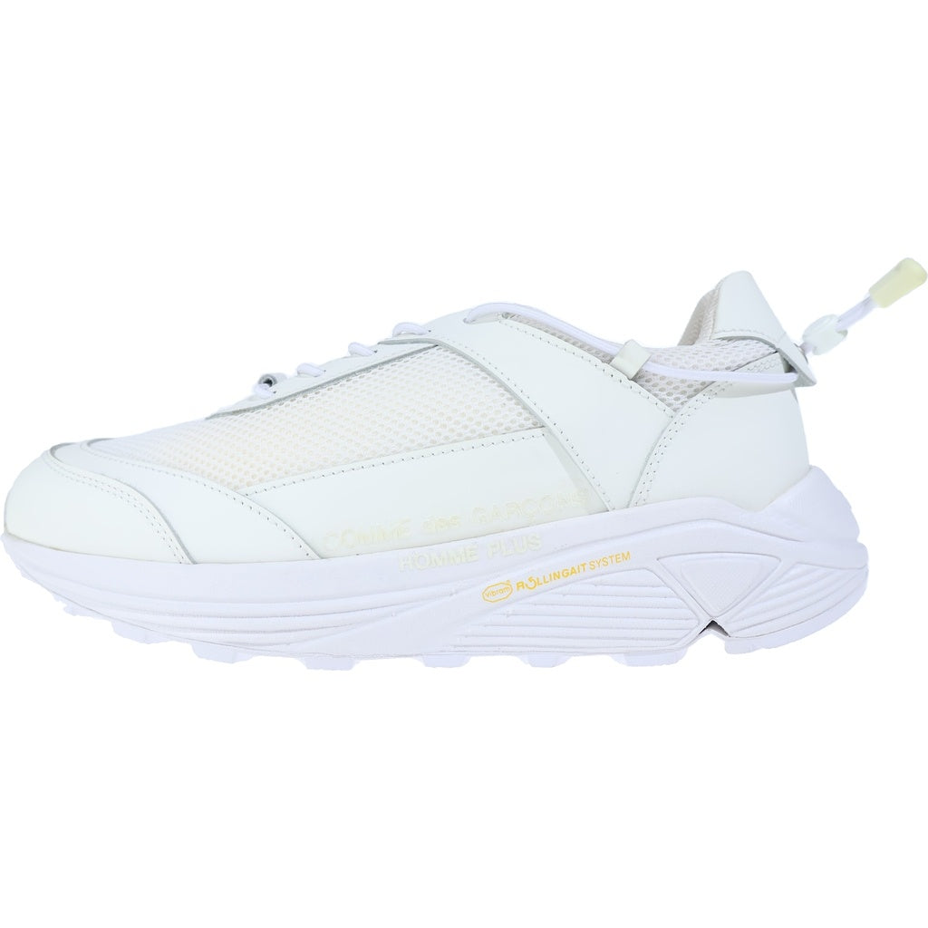 COMME des GARCONS HOMME PLUS(コムデギャルソンオムプリュス) CROSS TRAINER VIBRAMソール クロストレーナー メッシュローカットスニーカー ホワイト US7/25cm