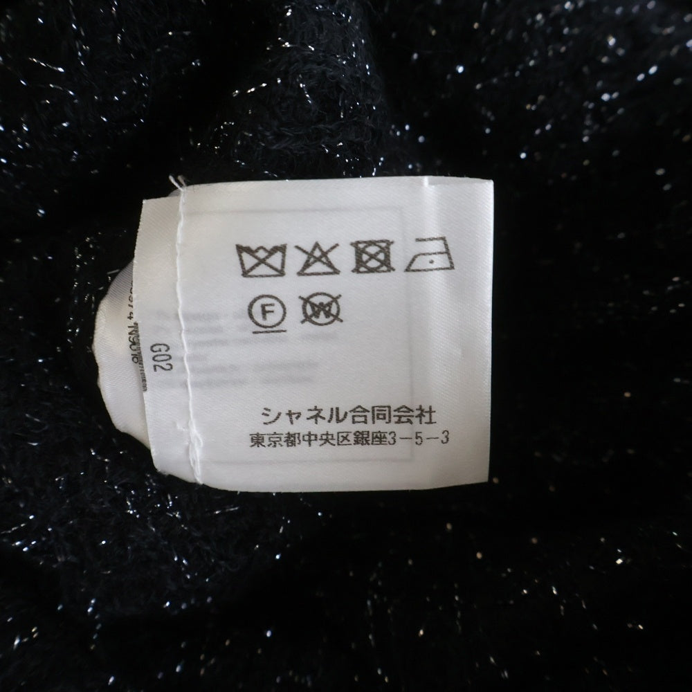 CHANEL(シャネル) ツイード パールボタン ニットワンピース レディース ネイビー P65122K60974