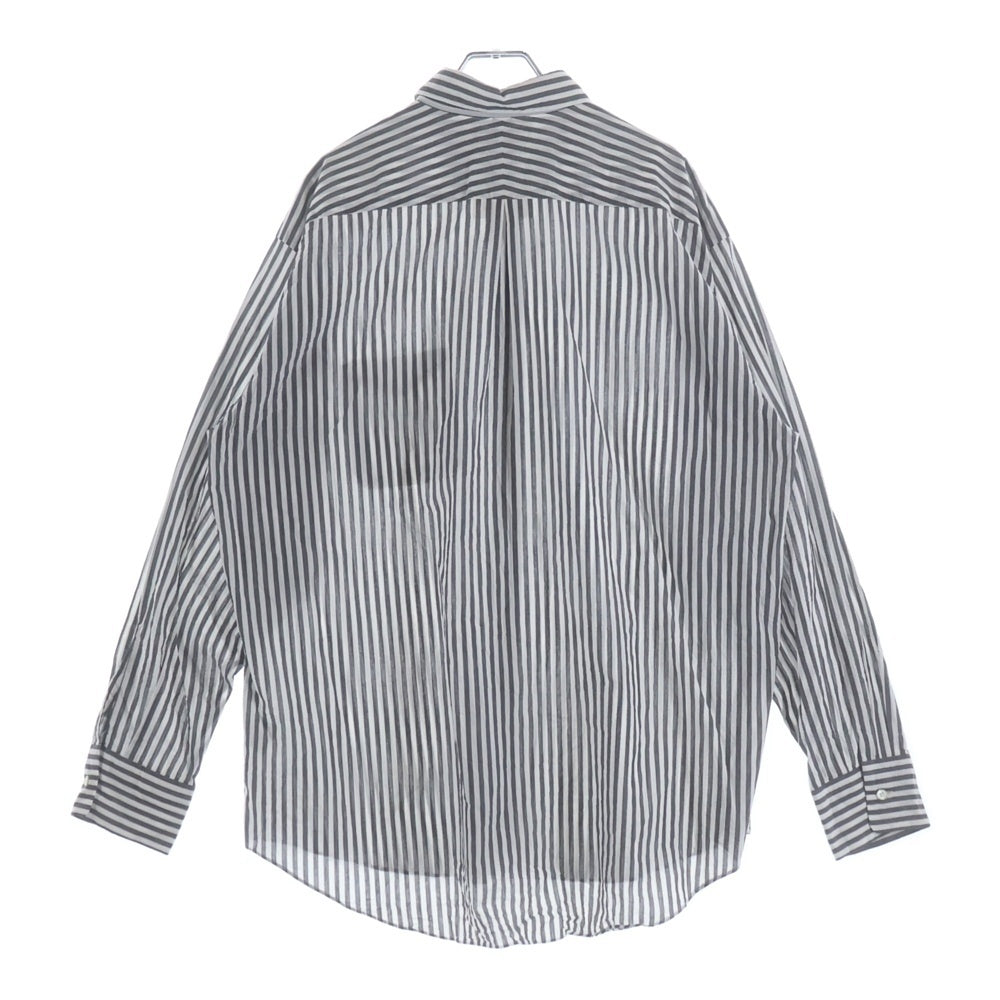MARKAWARE(マーカウェア) 23SS COMFORT FIT SHIRT ORGANIC COTTON STRIPE コンフォート フィット オーガニックコットン レギュラーカラー ストライプ 長袖シャツ A23A-16SH01C