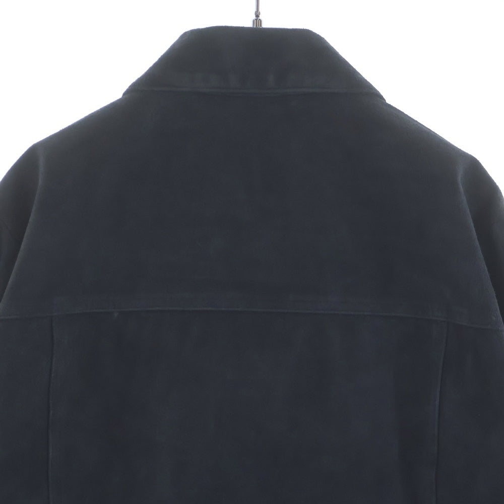 WACKO MARIA(ワコマリア) 26SS J.B. Voice EXCLUSIVE / SUEDE LEATHER TRUCKER JACKET スウェードレザー トラッカージャケット ダークブルー 26SS-WMO-BL04