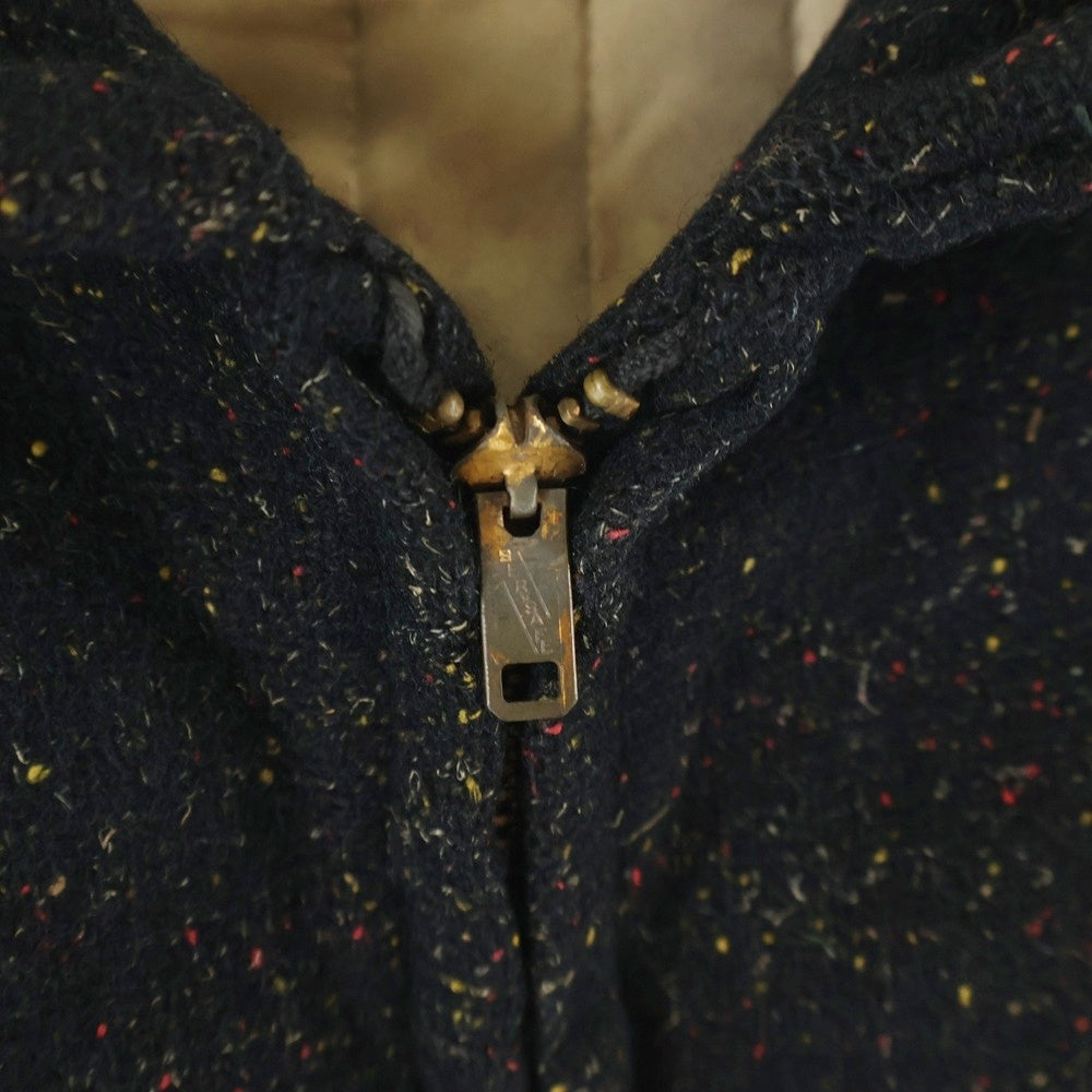 VINTAGE(ヴィンテージ) 50S VINTAGE Hall American ロカビリー ウールジャケット ヴィンテージ ブルゾン ブラック