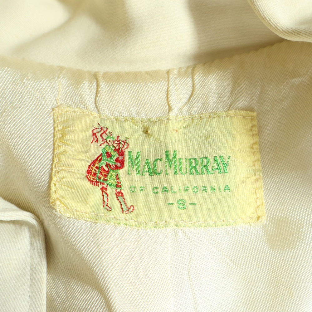 VINTAGE(ヴィンテージ) 50S VINTAGE MACMURRAY ヴィンテージ マクマレー ストーンボタン ウエスタンジャケット ホワイト